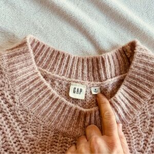 Gap sweater in dusty rose